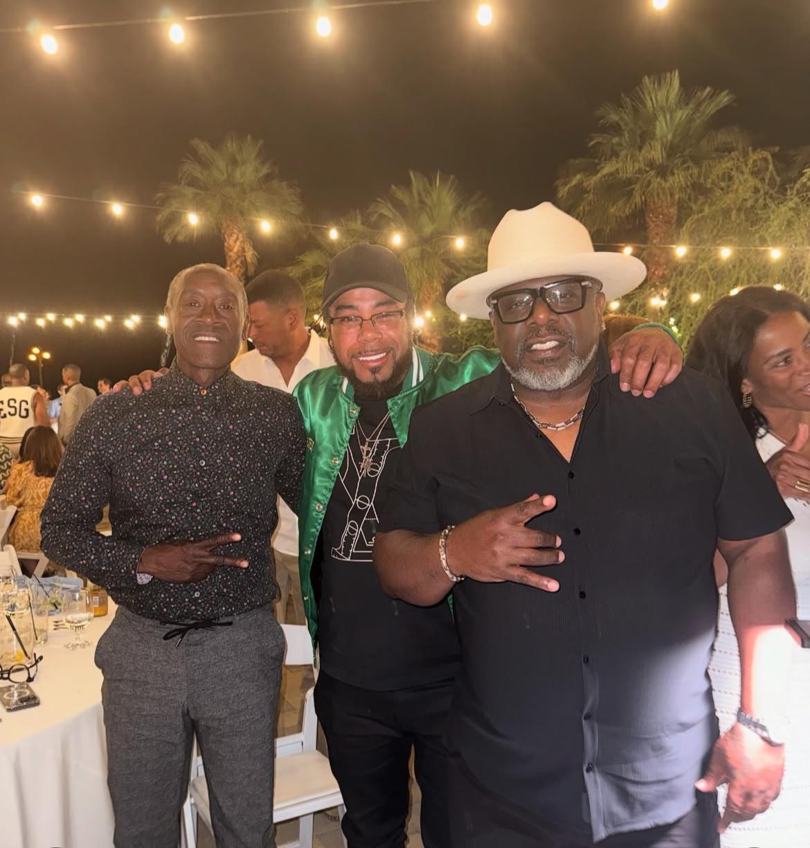 Ed Hills at Anthony Anderson Annual Golf Tournament